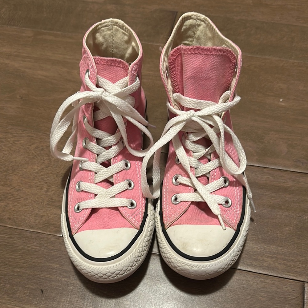 Pink High-Top Converse